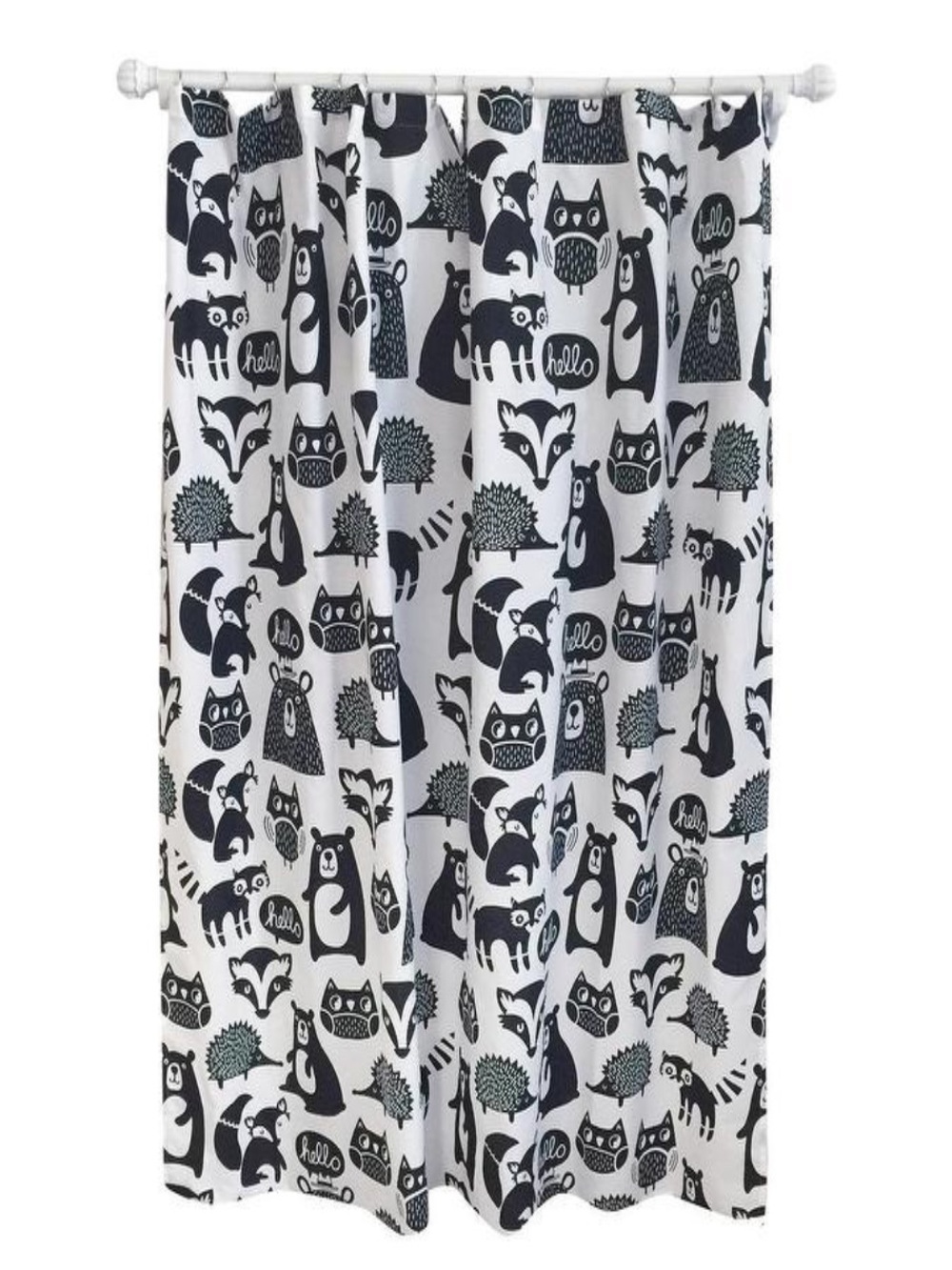 Pillowfort Forest Friends Shower Curtain